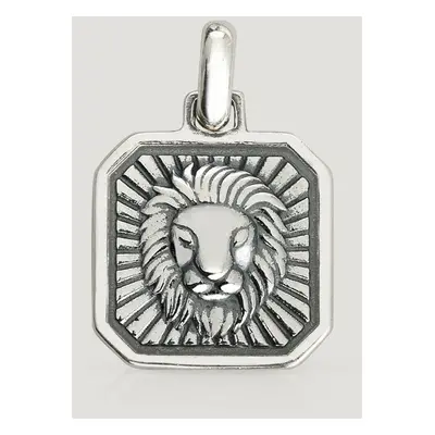 John Greed CANDY Sky Silver Leo Zodiac Medallion Pendant Charm For Women