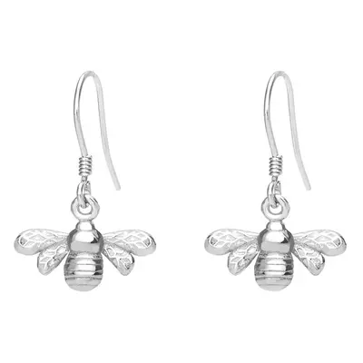 John Greed Tempest Meadow Silver Bee Drop Earrings For Women