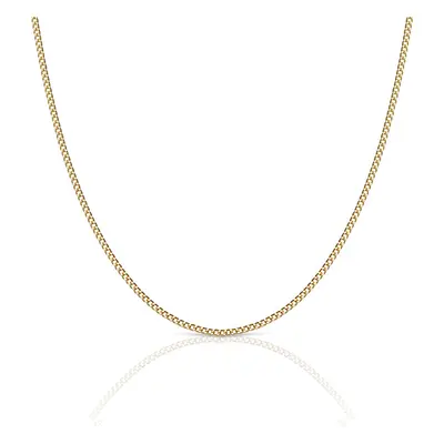 Fine Jewellery by John Greed 9ct Gold Curb with Extender Chain For Women