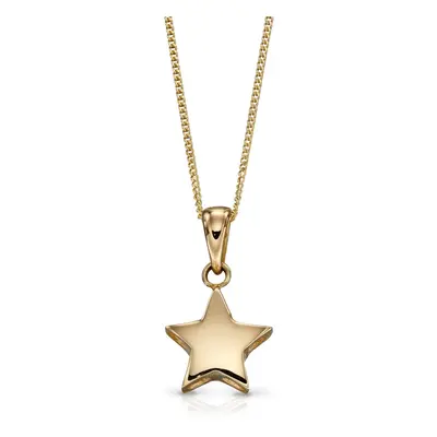 John Greed Signature Children's 9ct Gold Star Necklace For Women