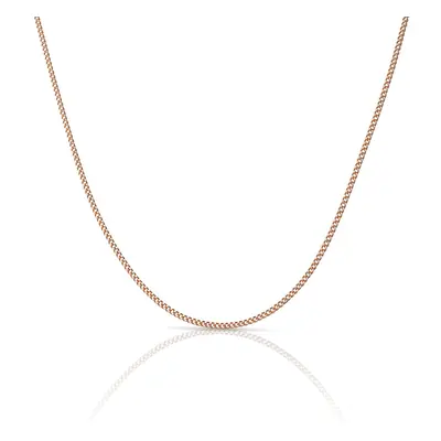 Fine Jewellery by John Greed 9ct Rose Gold Curb Chain For Women