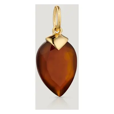 John Greed CANDY Kite Gold Plated Silver January Birthstone Chalcedony Pendant Charm For Women