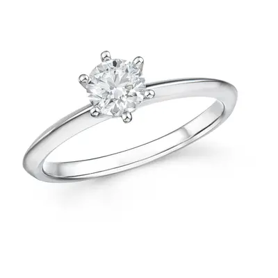 Fine Jewellery by John Greed 18ct White Gold 0.52ct Diamond Ring For Women