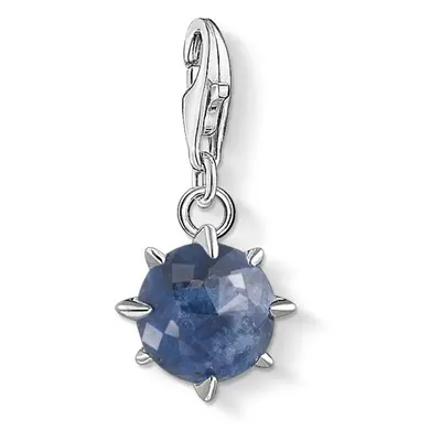 THOMAS SABO Silver Sodalite September Birthstone Charm