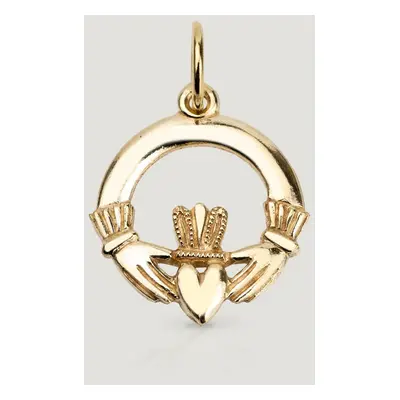 John Greed CANDY 9ct Gold Claddagh Pendant Charm For Women