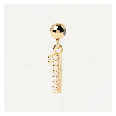 PDPAOLA Gold Plated Number 1 Charm For Women