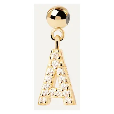 PDPAOLA Gold Plated Letter A Charm For Women