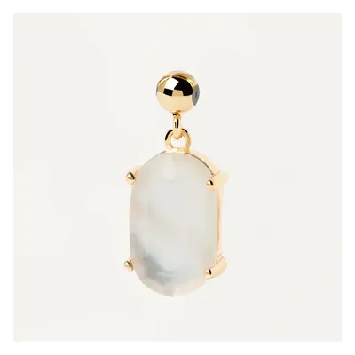 PDPAOLA Gold Plated Mother of Pearl Intuition Charm For Women