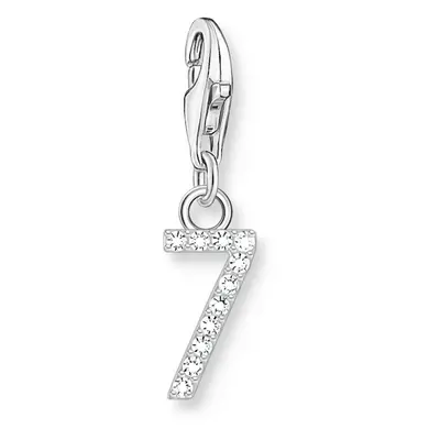 THOMAS SABO Silver CZ Number 7 Charm