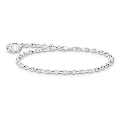 THOMAS SABO Silver Charmista Fine Chain Charm Bracelet For Women