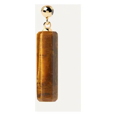 PDPAOLA Gold Plated Tiger Eye Charm For Women