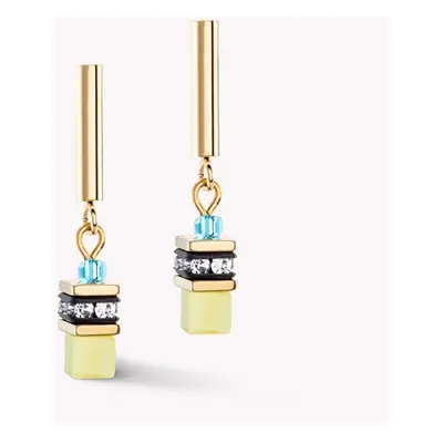 Coeur De Lion Graduated GEOCUBE Earrings Gold Multicolour Crystal For Women