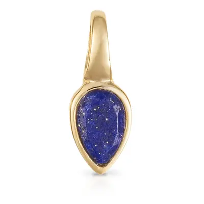 John Greed Signature Gold Plated September Birthstone Teardrop Pendant Charm For Women