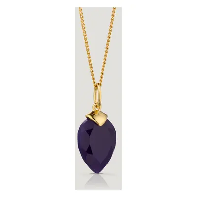 John Greed CANDY Kite Gold Plated Silver February Birthstone Chalcedony Necklace For Women