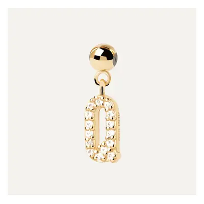 PDPAOLA Gold Plated Letter Q Charm For Women