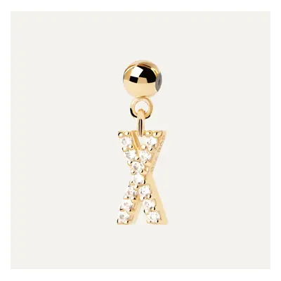 PDPAOLA Gold Plated Letter X Charm For Women