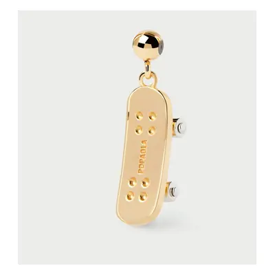 PDPAOLA Gold Plated Skateboard Charm For Women