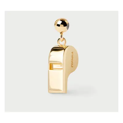 PDPAOLA Gold Plated Whistle Charm For Women