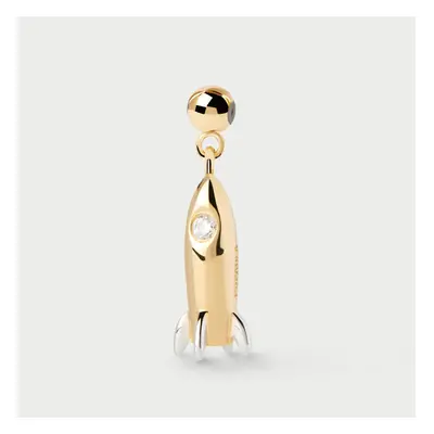 PDPAOLA Gold Plated Rocket Charm For Women