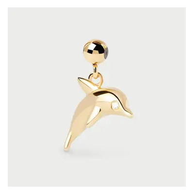 PDPAOLA Gold Plated Dolphin Charm For Women