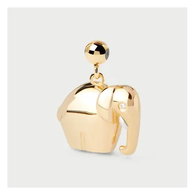 PDPAOLA Gold Plated Elephant Charm For Women