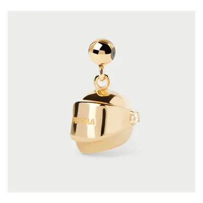 PDPAOLA Gold Plated Helmet Charm For Women