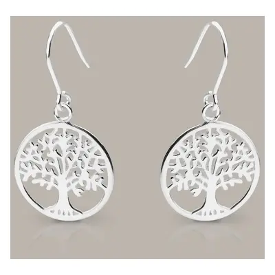 John Greed Tempest Wald Silver Tree Of Life Drop Earrings For Women