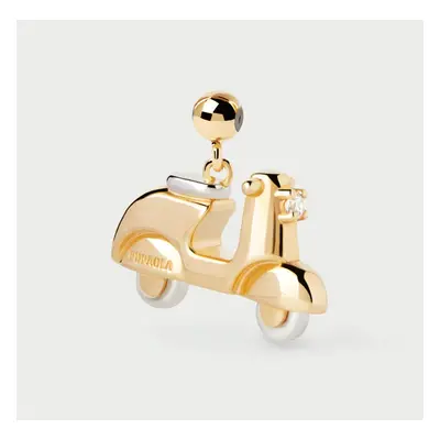 PDPAOLA Gold Plated Motorbike Charm For Women