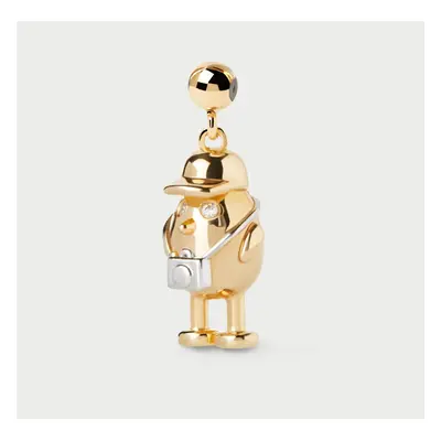 PDPAOLA Gold Plated Photographer Charm For Women