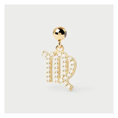 PDPAOLA Gold Plated Virgo Zodiac Charm For Women