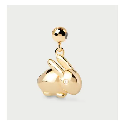 PDPAOLA Gold Plated Rabbit Charm For Women