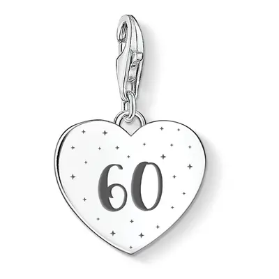 THOMAS SABO Charm Club Silver 60 Heart Charm For Women