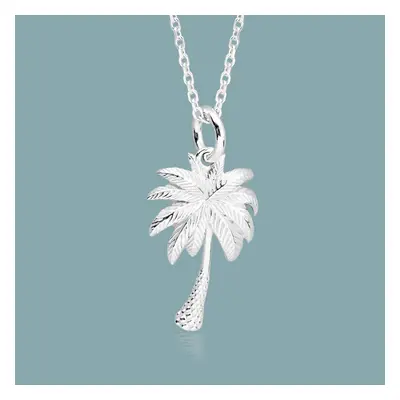 John Greed Tempest Serre Silver Palm Tree Necklace For Women