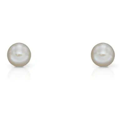 Fine Jewellery by John Greed 9ct Gold 3mm Freshwater Pearl Stud Earrings For Women