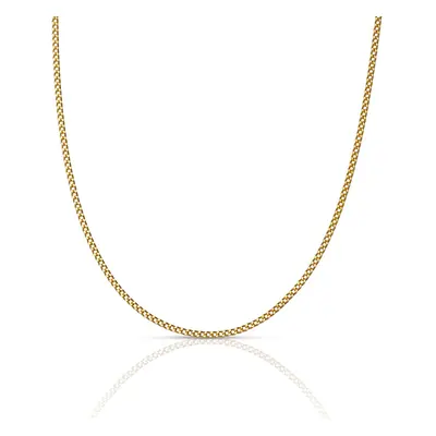 Fine Jewellery by John Greed 9ct Gold Diamond Cut Curb Chain For Women