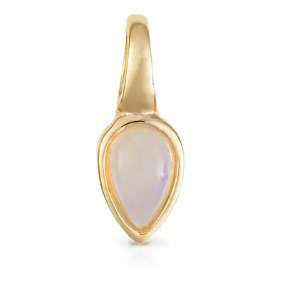 John Greed Signature Gold Plated October Birthstone Teardrop Pendant Charm For Women