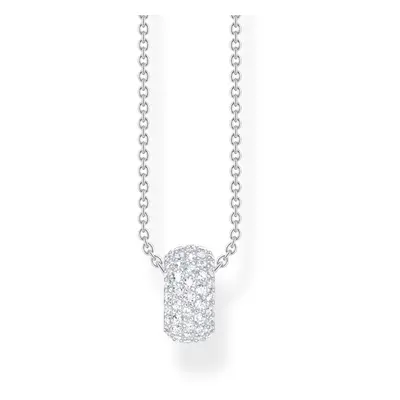 THOMAS SABO Silver Pave CZ Ring Necklace For Women