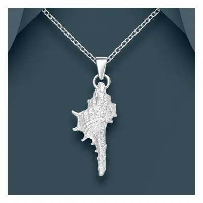 John Greed Tempest Cove Silver Conch Shell Necklace For Women