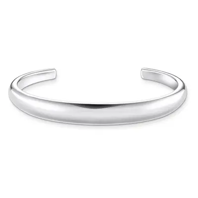 THOMAS SABO Silver Organic Shape Open Bangle For Women