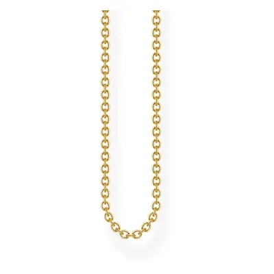 THOMAS SABO Gold Plated Fine Anchor Chain Necklace For Women