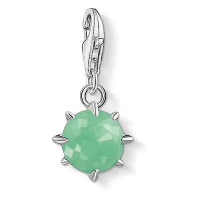 THOMAS SABO Silver Aventurine May Birthstone Charm