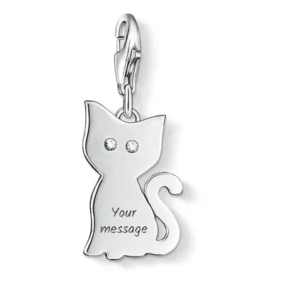 THOMAS SABO Silver Cat Charm For Women