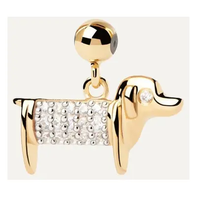 PDPAOLA Gold Plated Dog Charm For Women