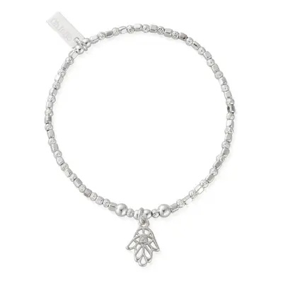 ChloBo Silver Hand Of Protection Bracelet For Women