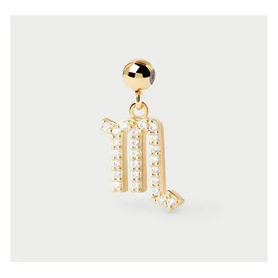 PDPAOLA Gold Plated Scorpio Zodiac Charm For Women