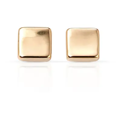 Fine Jewellery by John Greed 9ct Gold Cube Stud Earrings For Women