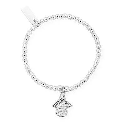 ChloBo Children's Silver Cute Charm Made For An Angel Bracelet For Women