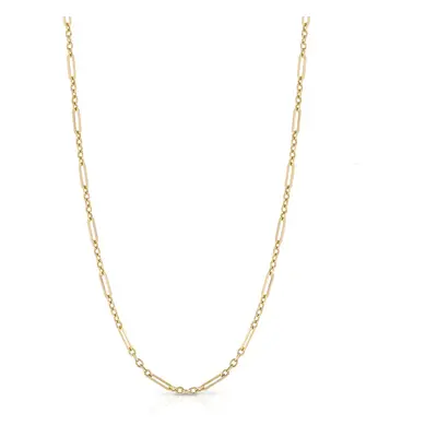 Fine Jewellery by John Greed 9ct Gold Mixed Length Link Necklace For Women