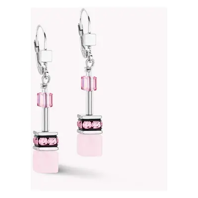 Coeur De Lion Precious GEOCUBE Earrings Rose For Women