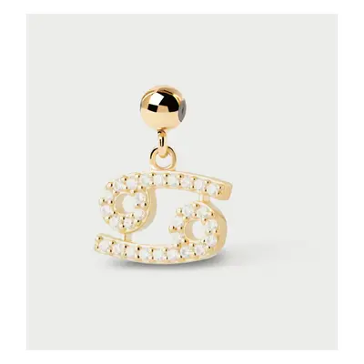 PDPAOLA Gold Plated Cancer Zodiac Charm For Women